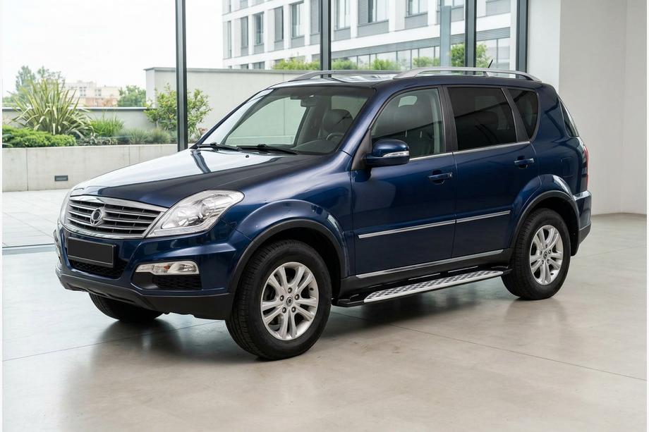 SsangYong Rexton I 2001–2017 Bočné nášľapy Shining V1 (2 ks, hliník) Image