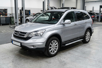 Honda CRV 2007–2011 Bočné nášľapy Shining V1 (2 ks, hliník) fotografia 1