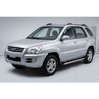 Bočné nášľapy Shining V1 (2 ks, hliník) Kia Sportage 2004–2010 fotografia 1