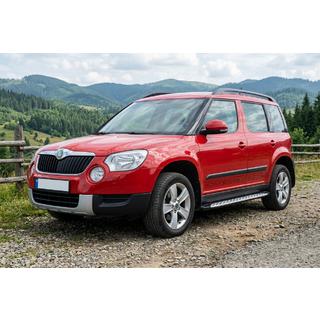 Bočné nášľapy Shining V1 (2 ks, hliník) Skoda Yeti 2009–2017 fotografia 1