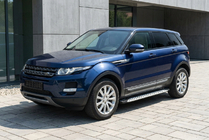 Range Rover Evoque 2012–2018 Bočné nášľapy Shining V1 (2 ks, hliník) fotografia 1