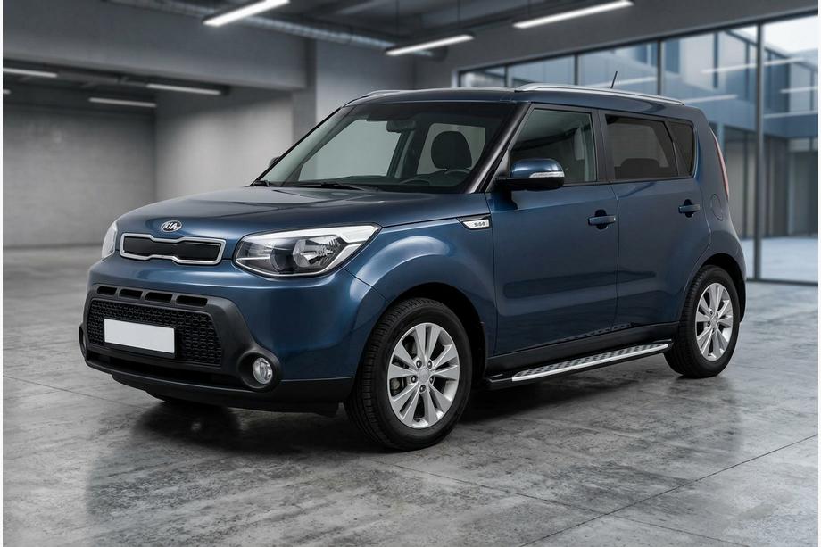 Kia Soul II 2013–2018 Bočné nášľapy Shining V1 (2 ks, hliník) Image