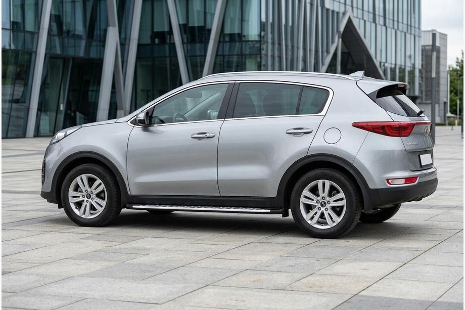 Kia Sportage 2015–2021 Bočné nášľapy Shining V1 (2 ks, hliník) Image