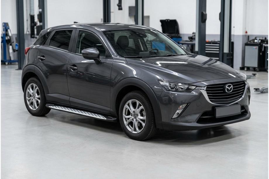 Mazda CX-3 2015– Bočné nášľapy Shining V1 (2 ks, hliník) Image
