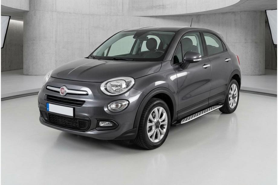 Fiat 500X 2014–2024 Bočné nášľapy Shining V1 (2 ks, hliník) Image