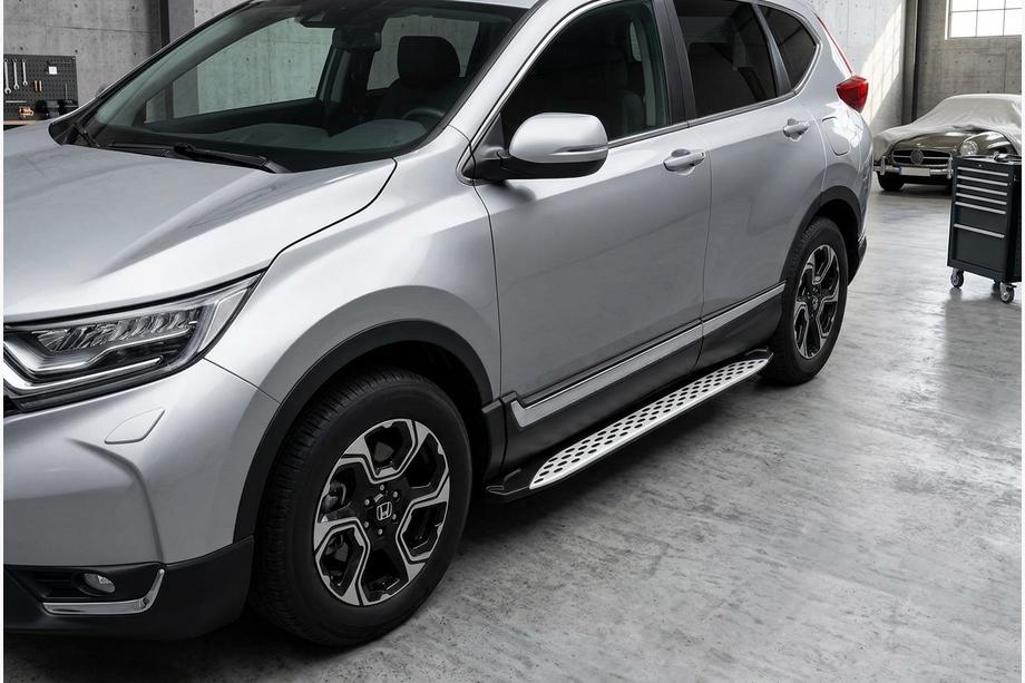 Honda CRV 2017–2022 Bočné nášľapy Shining V1 (2 ks, hliník) Image