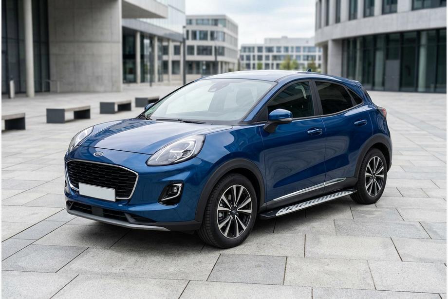 Ford Puma 2019– Bočné nášľapy Shining V1 (2 ks, hliník) Image