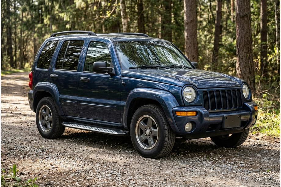 Jeep Cherokee/Liberty 2002–2007 Bočné nášľapy Shining V1 (2 ks, hliník) Fotografia 1