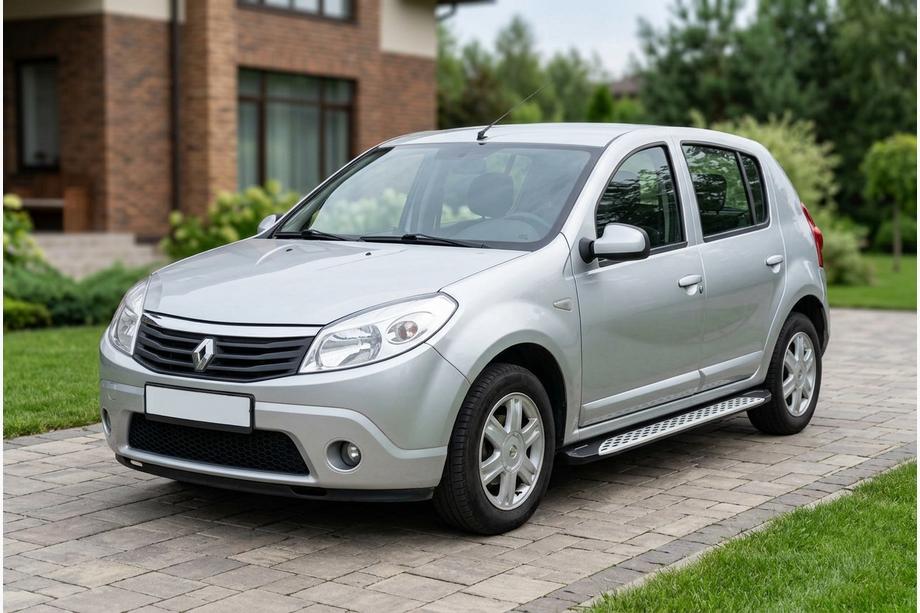 Dacia Sandero 2007–2013 Bočné nášľapy Shining V1 (2 ks, hliník) Image