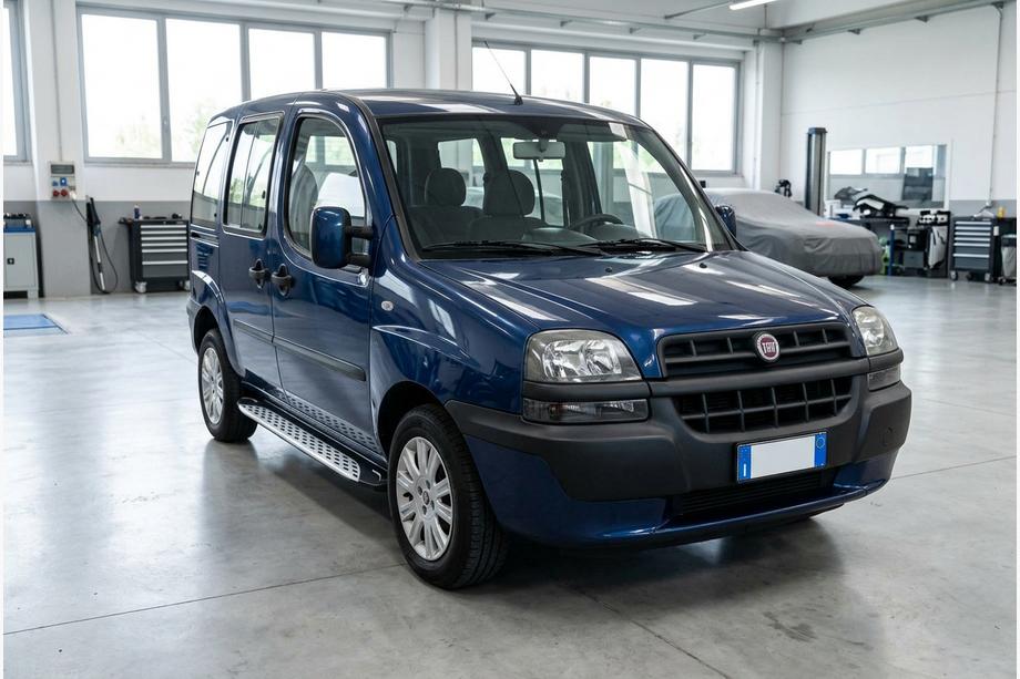 Fiat Doblo I 2005–2010 Bočné nášľapy Shining V1 (2 ks, hliník) Fotografia 1