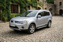 Mitsubishi Outlander 2006–2012 Bočné nášľapy Shining V1 (2 ks, hliník) fotografia 1