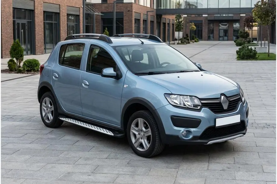 Renault Sandero 2013–2022 Bočné nášľapy Shining V1 (2 ks, hliník) Fotografia 1