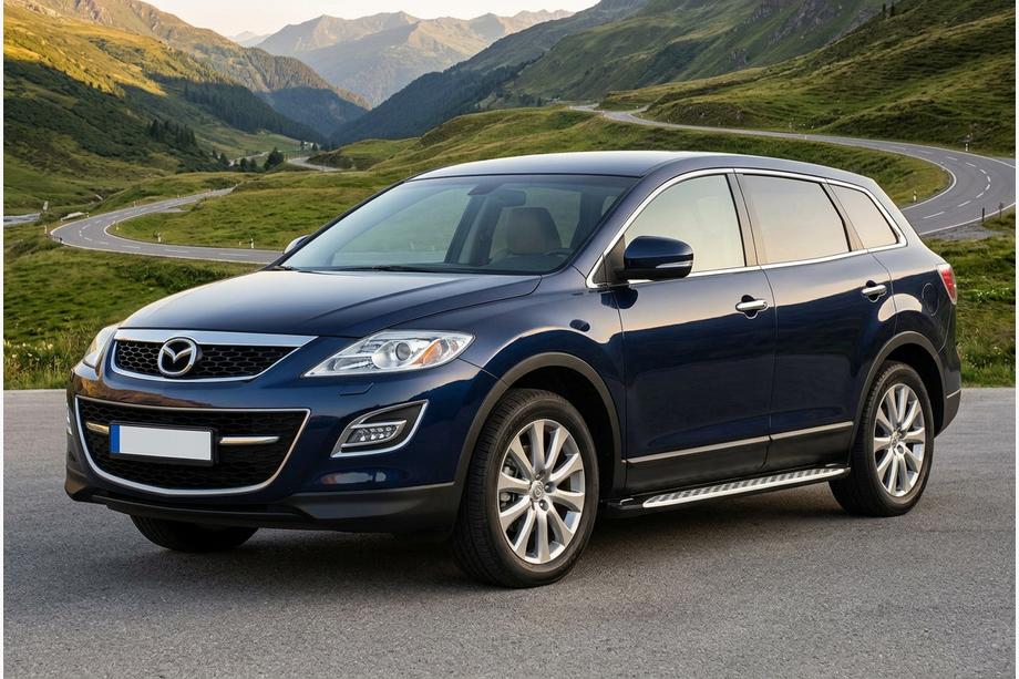 Mazda CX-9 2007–2016 Bočné nášľapy Shining V1 (2 ks, hliník) Image