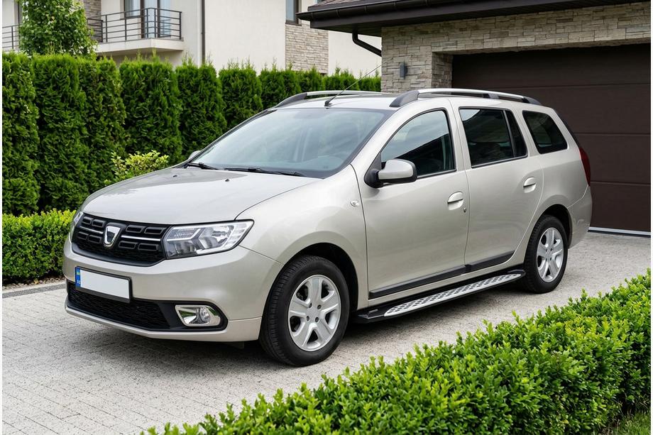 Dacia Logan MCV 2013–2020 Bočné nášľapy Shining V1 (2 ks, hliník) Image