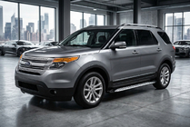 Ford Explorer 2011–2019 Bočné nášľapy Shining V1 (2 ks, hliník) fotografia 1