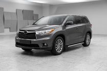 Toyota Highlander 2013–2019 Bočné nášľapy Shining V1 (2 ks, hliník) fotografia 1