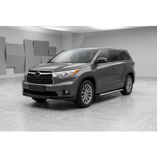 Bočné nášľapy Shining V1 (2 ks, hliník) Toyota Highlander 2013–2019 fotografia 1