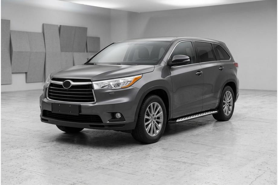 Toyota Highlander 2013–2019 Bočné nášľapy Shining V1 (2 ks, hliník) Image