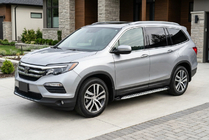 Honda Pilot 2015–2022 Bočné nášľapy Shining V1 (2 ks, hliník) fotografia 1