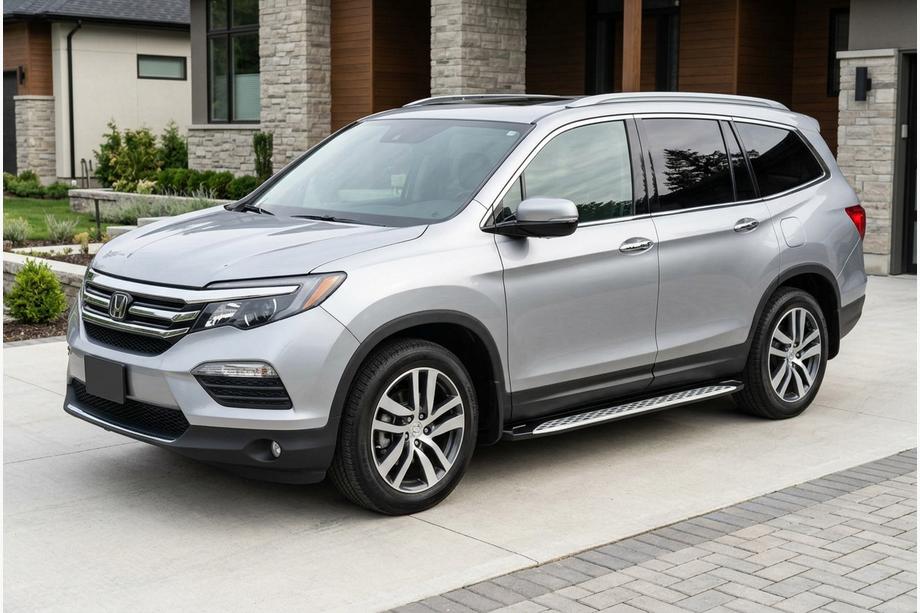 Honda Pilot 2015–2022 Bočné nášľapy Shining V1 (2 ks, hliník) Image