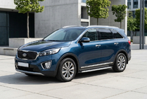 Kia Sorento III UM 2014–2020 Bočné nášľapy Shining V1 (2 ks, hliník) fotografia 1