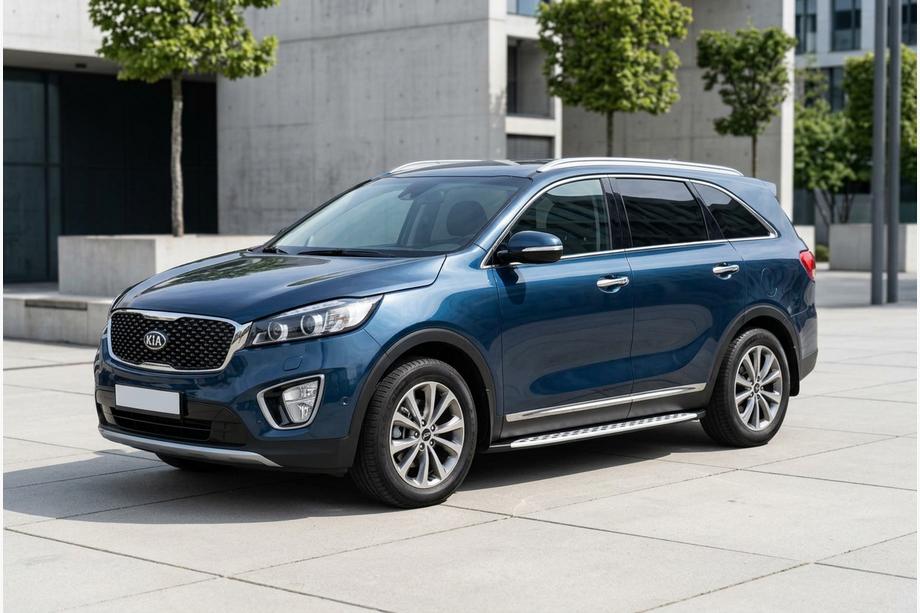 Kia Sorento III UM 2014–2020 Bočné nášľapy Shining V1 (2 ks, hliník) Image