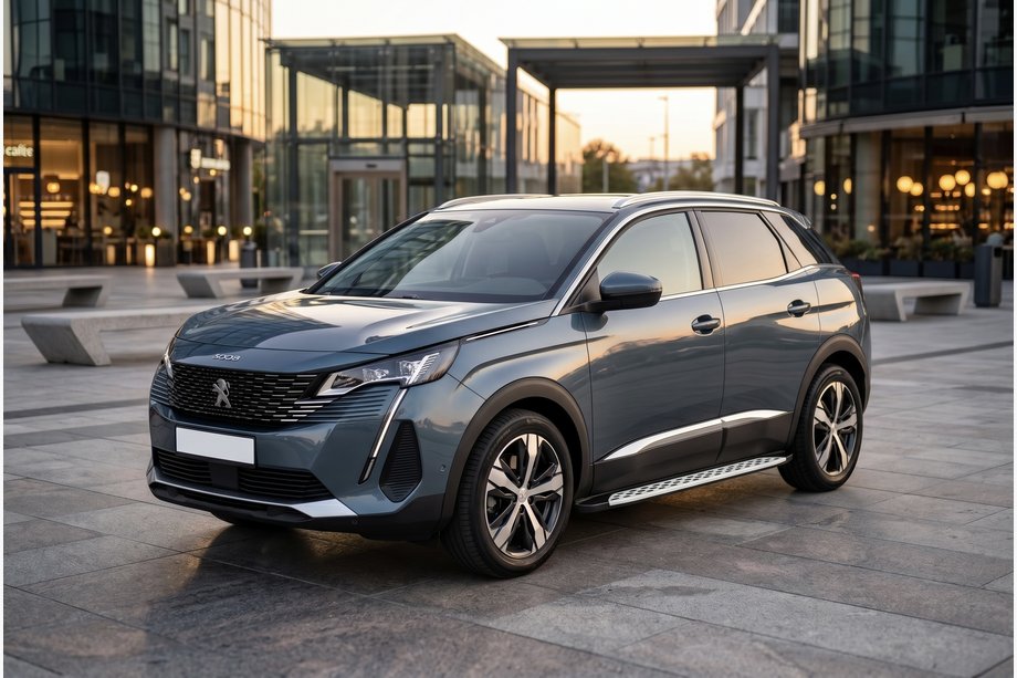 Peugeot 3008 2016–2023 Bočné nášľapy Shining V1 (2 ks, hliník) Image