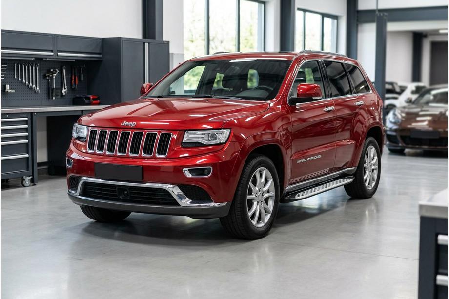 Jeep Grand Cherokee WK2 2010–2021 Bočné nášľapy Shining V1 (2 ks, hliník) Fotografia 1