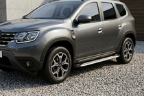 Renault Duster 2018–2024 Bočné nášľapy Shining V1 (2 ks, hliník) fotografia 1