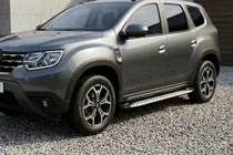 Dacia Duster 2018–2024 Bočné nášľapy Shining V1 (2 ks, hliník) fotografia 1