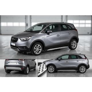 Bočné nášľapy Shining V1 (2 ks, hliník) Opel Crossland X 2017–2024 fotografia 1