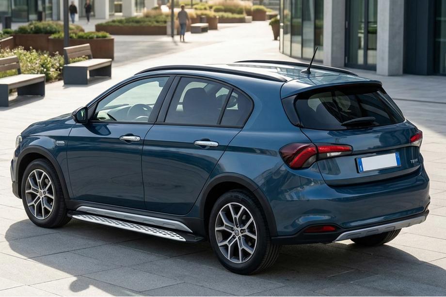Fiat Tipo Cross 2021– Bočné nášľapy Shining V1 (2 ks, hliník) Image