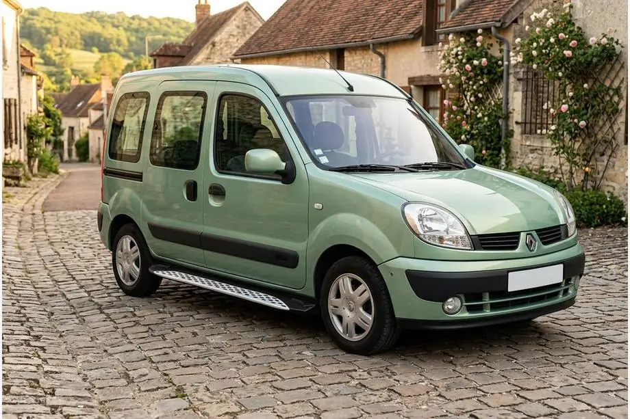 Renault Kangoo 1998–2008 Bočné nášľapy Shining V1 (2 ks, hliník) Fotografia 1