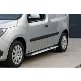 Bočné prahy Shining V1 (krátky rázvor) (2 ks, hliník) Renault Kangoo 2008–2020 fotografia 1