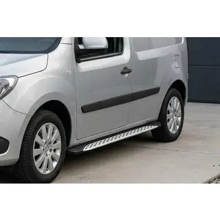 Bočné prahy Shining V1 (krátky rázvor) (2 ks, hliník) Renault Kangoo 2008–2020 fotografia 1