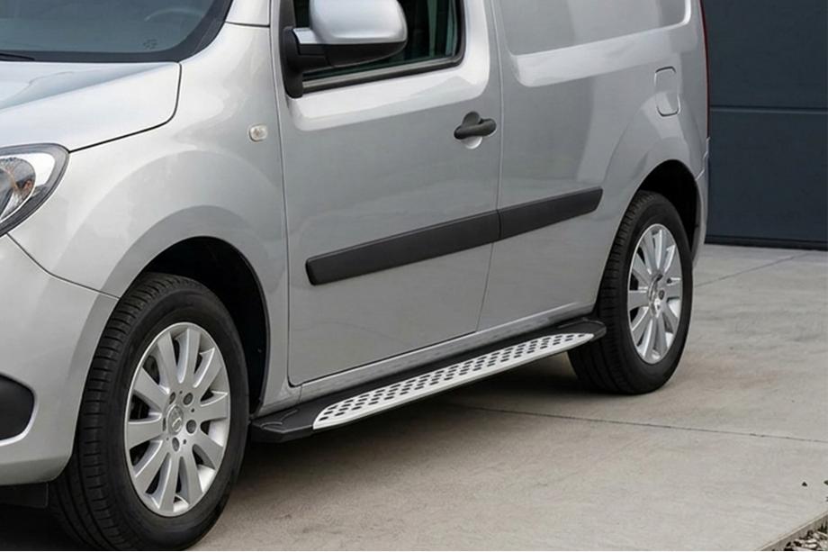 Renault Kangoo 2008–2020 Bočné prahy Shining V1 (krátky rázvor) (2 ks, hliník) Image