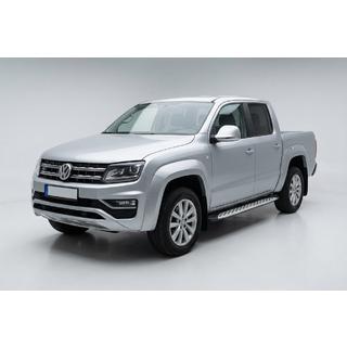 Bočné nášľapy Shining V1 (2 ks, hliník) Volkswagen Amarok 2010–2022 fotografia 1