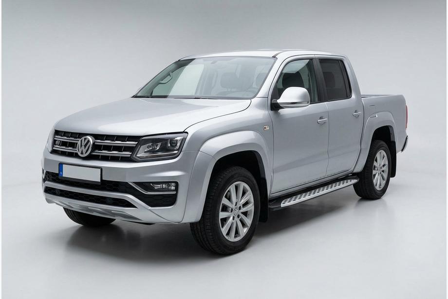 Volkswagen Amarok 2010–2022 Bočné nášľapy Shining V1 (2 ks, hliník) Fotografia 1
