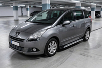 Peugeot 5008 2009–2016 Bočné nášľapy Shining V1 (2 ks, hliník) fotografia 1