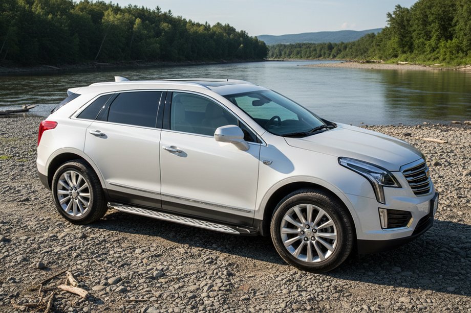 Cadillac XT5 2016– Bočné nášľapy Shining V1 (2 ks, hliník) Image