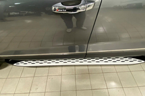 Skoda Kodiaq 2016–2023 Bočné nášľapy Shining V1 (2 ks, hliník) fotografia 5