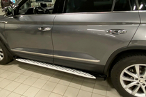Skoda Kodiaq 2016–2023 Bočné nášľapy Shining V1 (2 ks, hliník) fotografia 6
