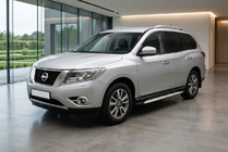 Nissan Pathfinder R52 2012–2021 Bočné nášľapy Shining V1 (2 ks, hliník) fotografia 1