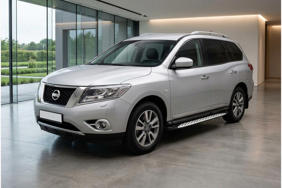 Nissan Pathfinder R52 2012–2021 Bočné nášľapy Shining V1 (2 ks, hliník) Image