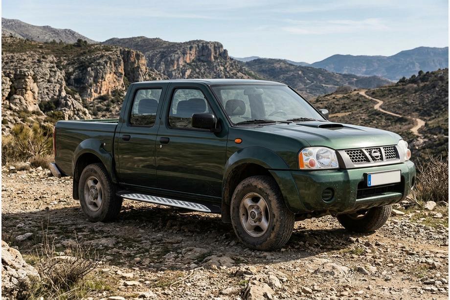 Nissan NP300 1999–2015 Bočné nášľapy Shining V1 (2 ks, hliník) Image
