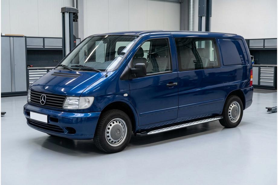 Mercedes Vito W638 1996–2003 Bočné nášľapy Shining V1 (2 ks, hliník) Image