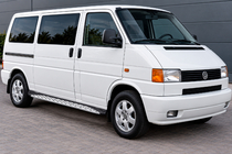 Volkswagen T4 Transporter 1990–2003 Bočné nášľapy Shining V1 (2 ks, hliník) Krátky rázvor fotografia 1