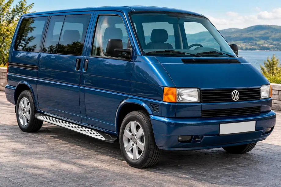 Volkswagen T4 Caravelle/Multivan 1990–2003 Bočné nášľapy Shining V1 (2 ks, hliník) Image