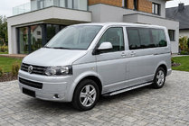 Volkswagen T5 2010–2015 Bočné nášľapy Shining V1 (2 ks, hliník) fotografia 1