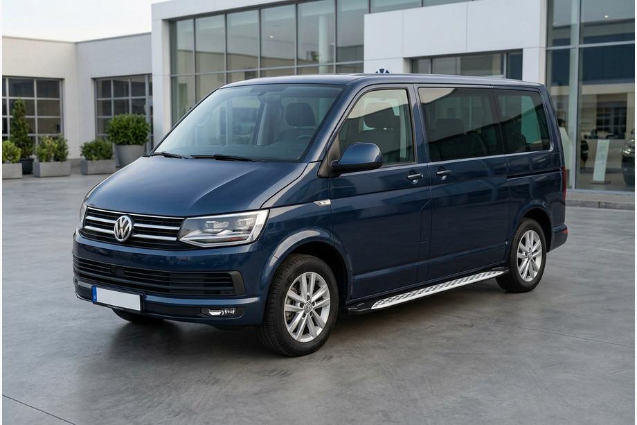 Volkswagen T6 2015–2024 Bočné nášľapy Shining V1 (2 ks, hliník) Image